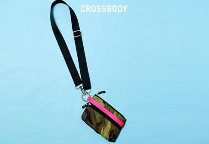 Image Title ANDI Urban Clutch - Black Leopard Pop Yellow